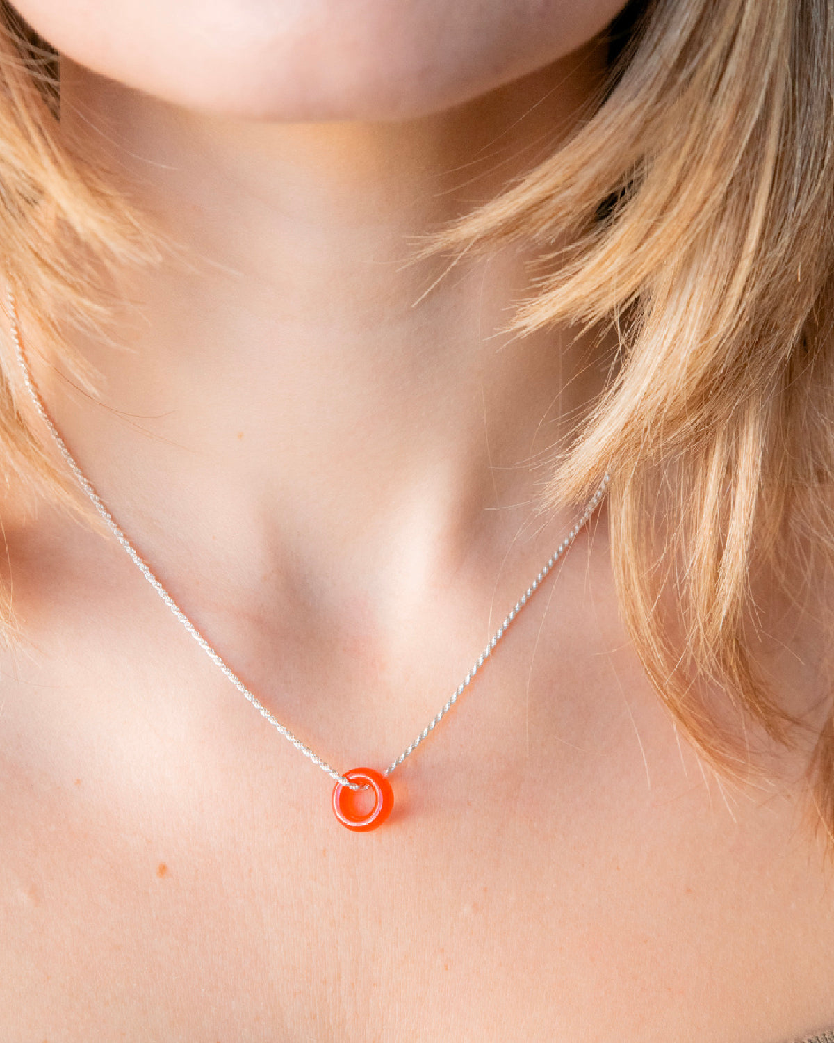 Inner Fire Carnelian Necklace