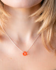 Inner Fire Carnelian Necklace