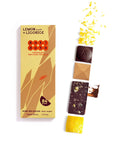 Antidote Lemon Confit and Licorice 84% dark chocolate bar in yellow wrapping