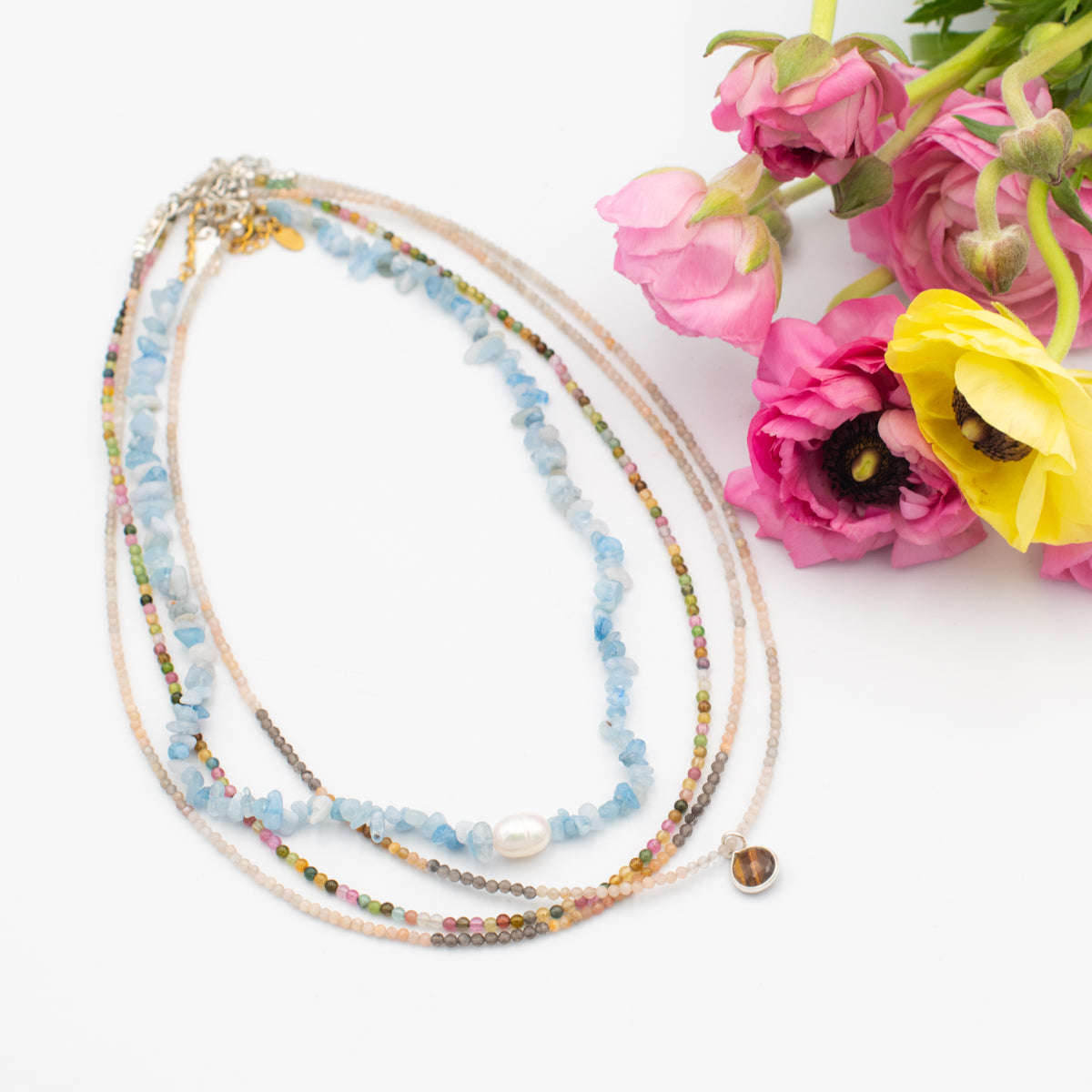 Coastal Bloom Necklace Set
