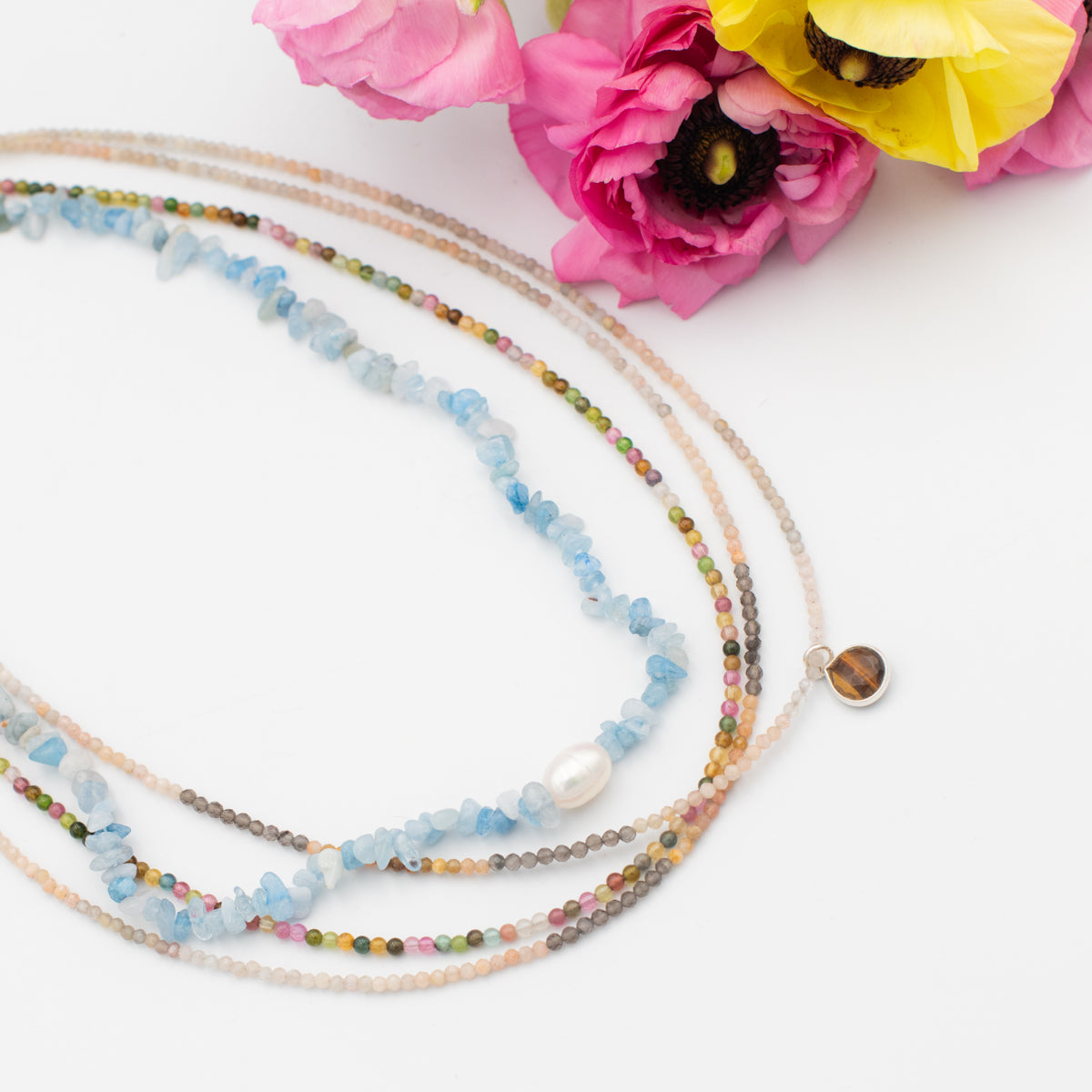 Coastal Bloom Necklace Set