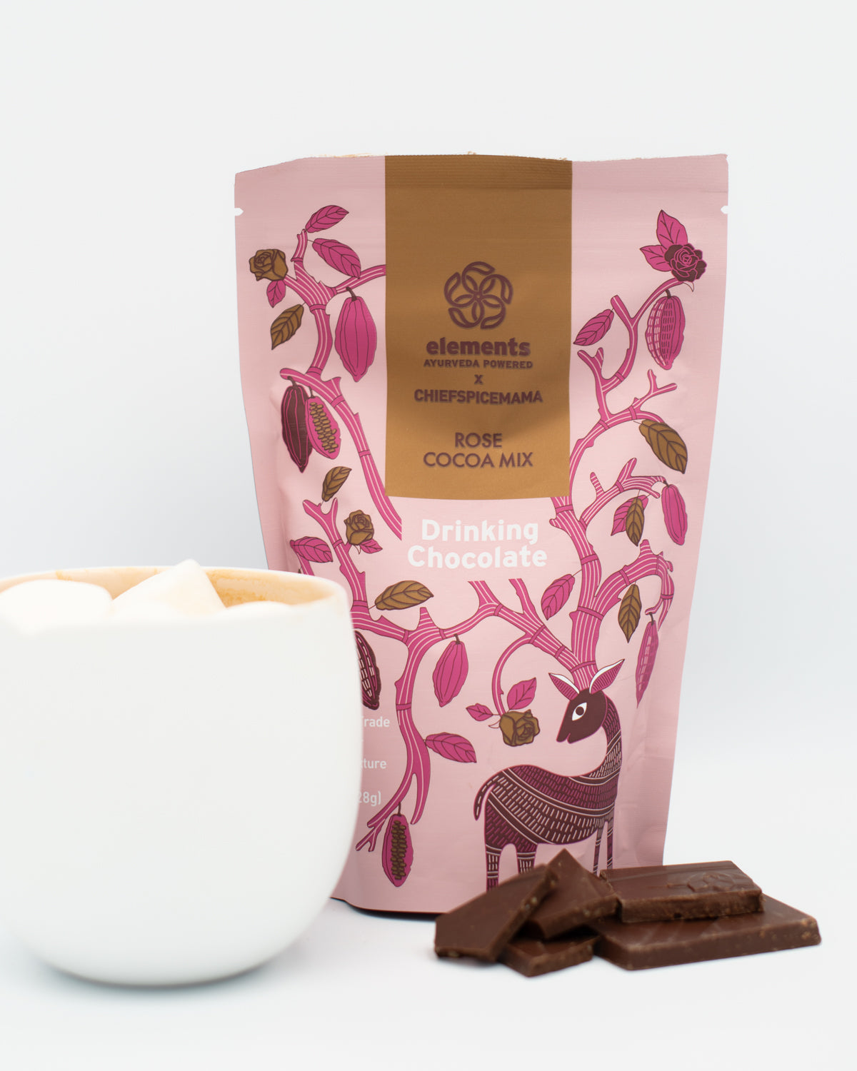 Vegan Rose Hot Chocolate Mix