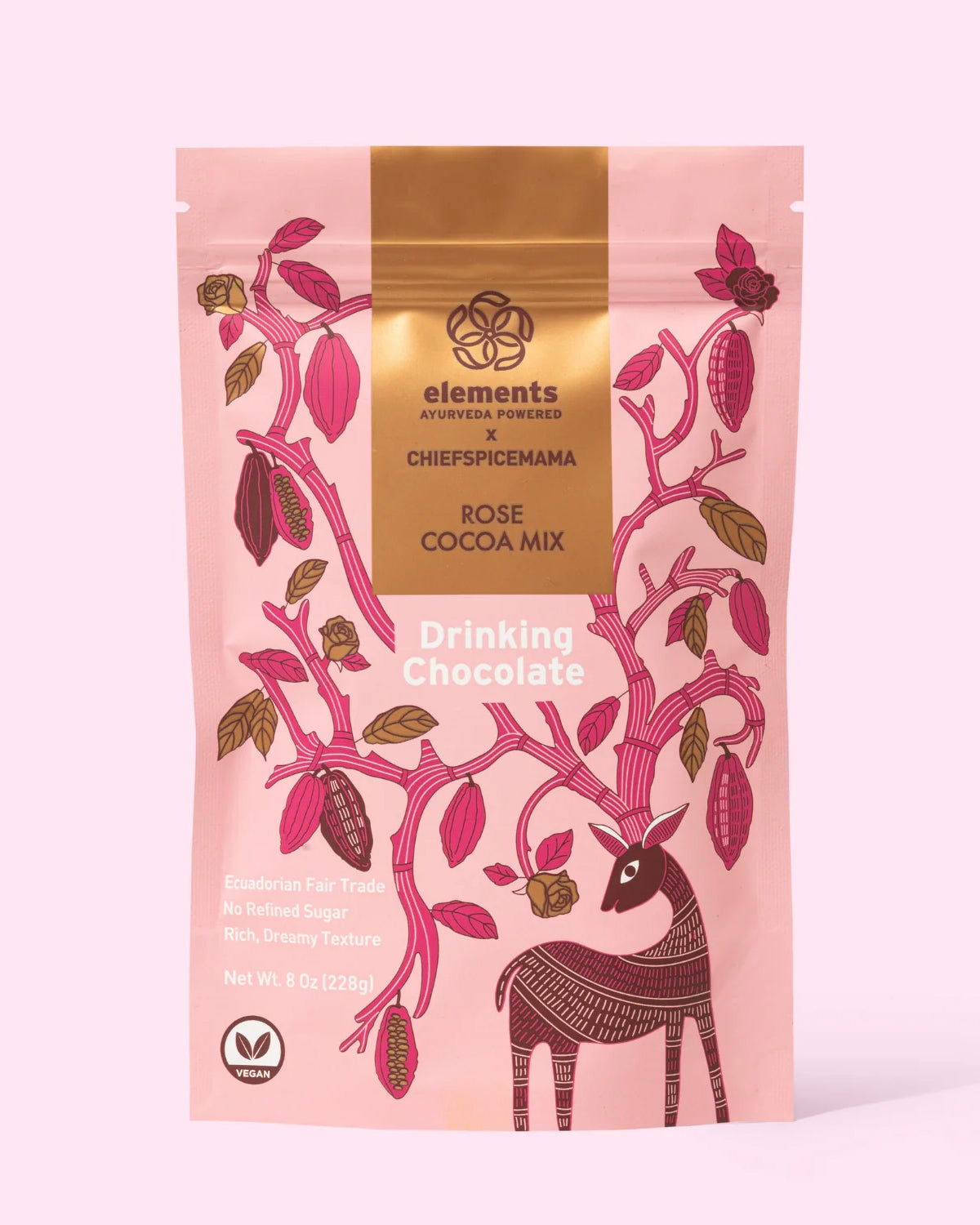 Vegan Rose Hot Chocolate Mix