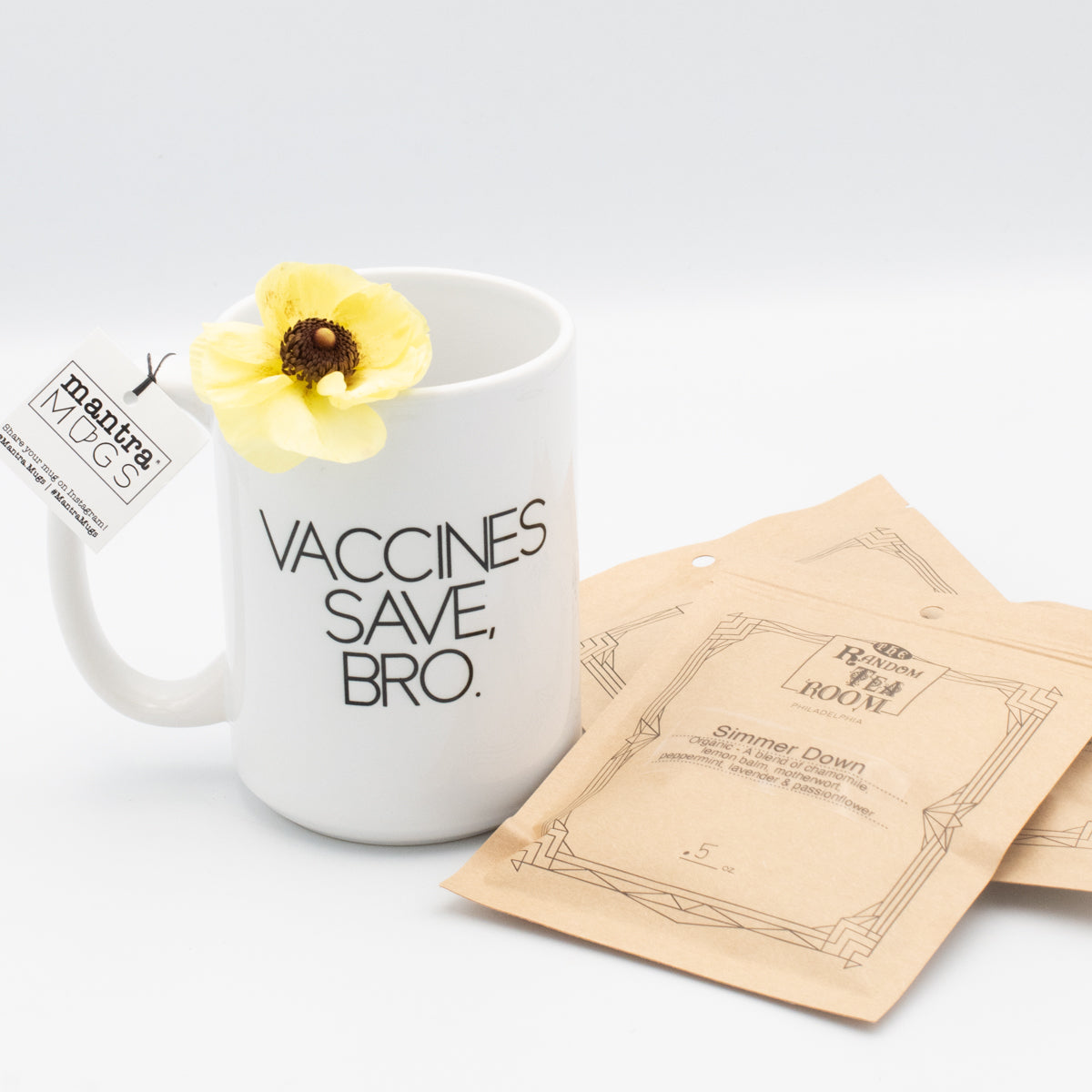 Mantra Mug | Vaccines Save, Bro.