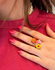 Tropical Flowers Ring