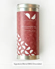 Nu Chocolat Signature Blend hot chocolate tin in red