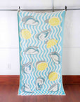 Oyster & Lemon Turkish Cotton Beach Towel