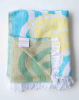 Oyster & Lemon Turkish Cotton Beach Towel