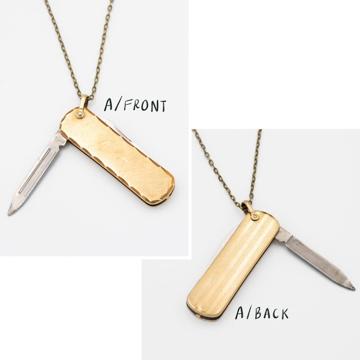 Antique Rare Pocket Knife Necklaces