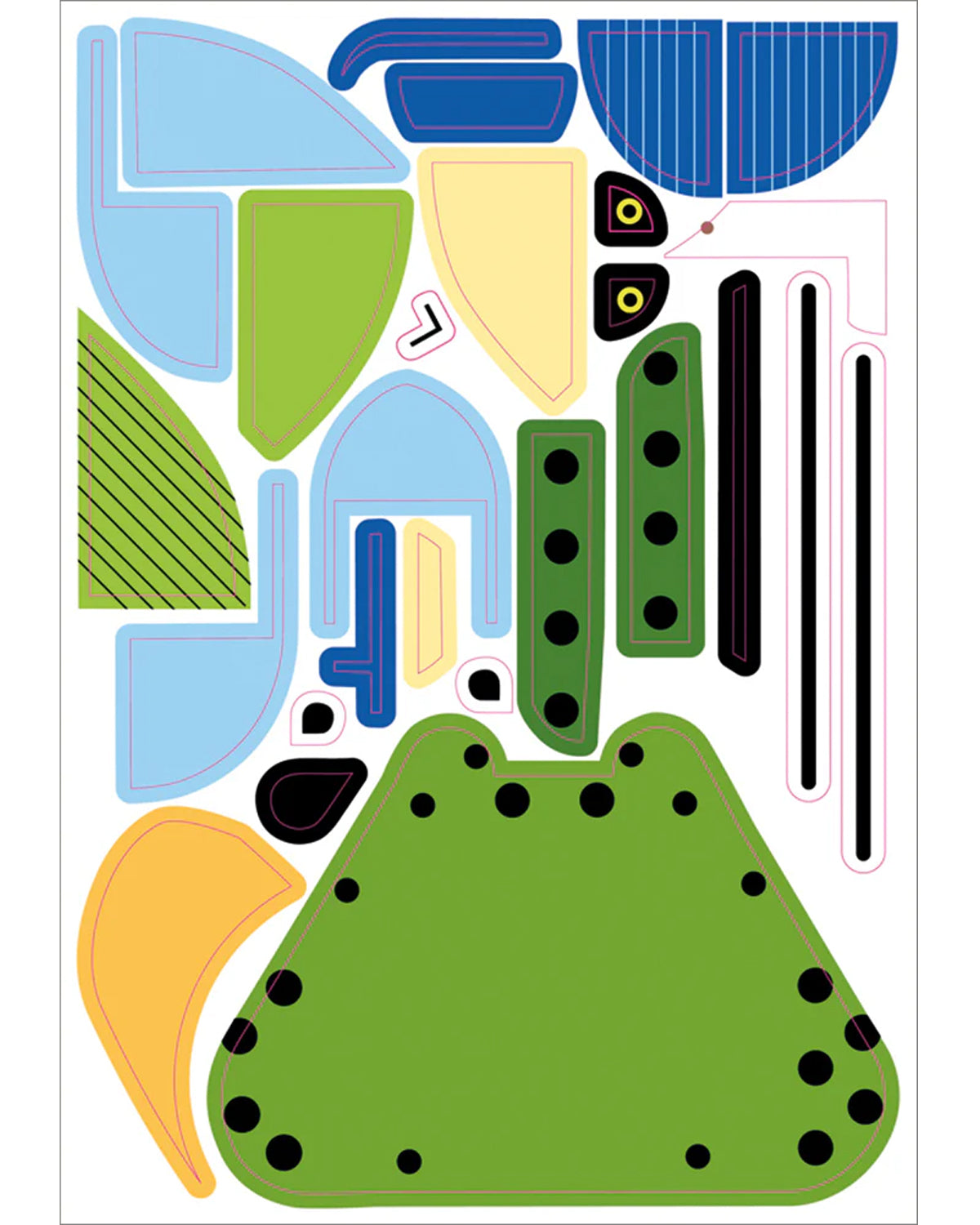 Charley Harper’s Sticky Critters: An Animal Sticker Kit