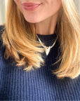 Silver Linings Heart Necklace
