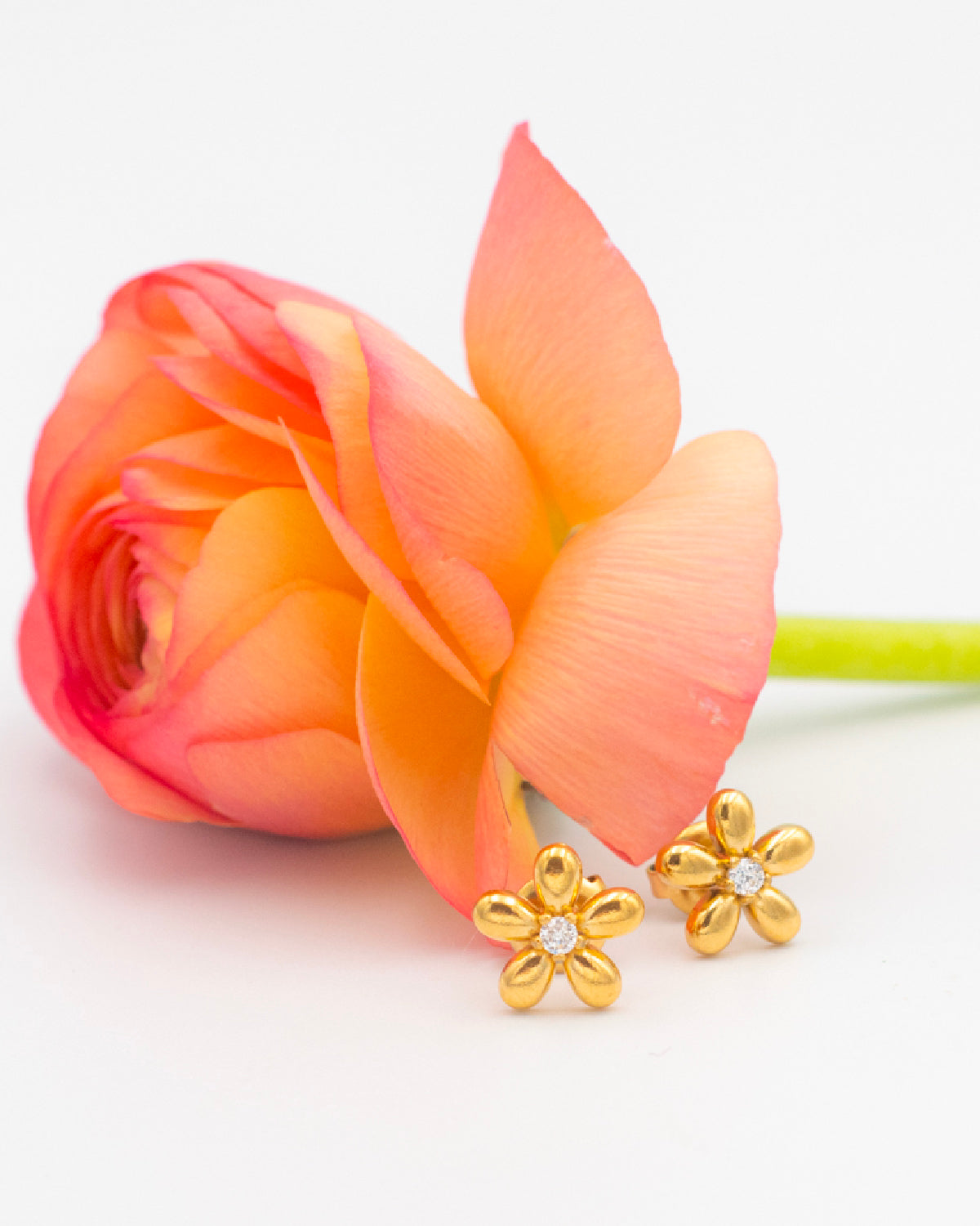 The Petite Petal Studs