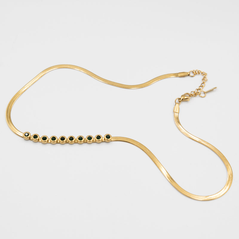 The Celeste Emerald Necklace