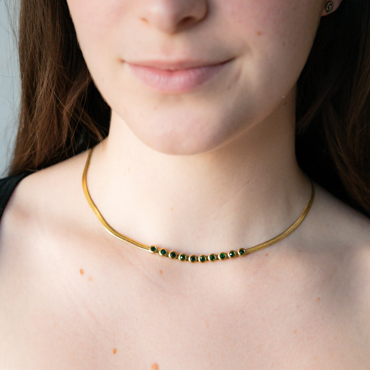 The Celeste Emerald Necklace
