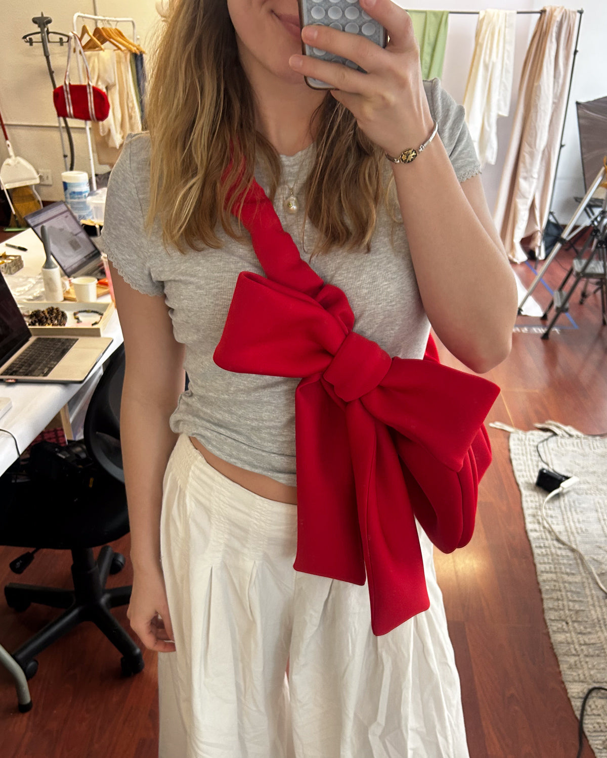 The Bow Crossbody Bag | Cute, Comfortable & Easy to Wear – The Mom
