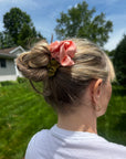 Rosette Satin Scrunchie