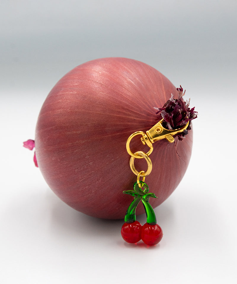 Cherry Glass Charm