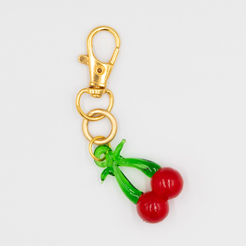 Cherry Glass Charm