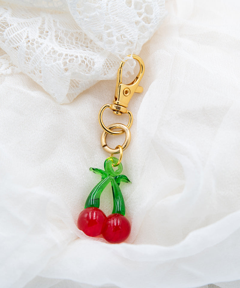 Cherry Glass Charm
