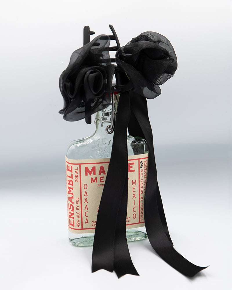 Rose Claw Clip | Black