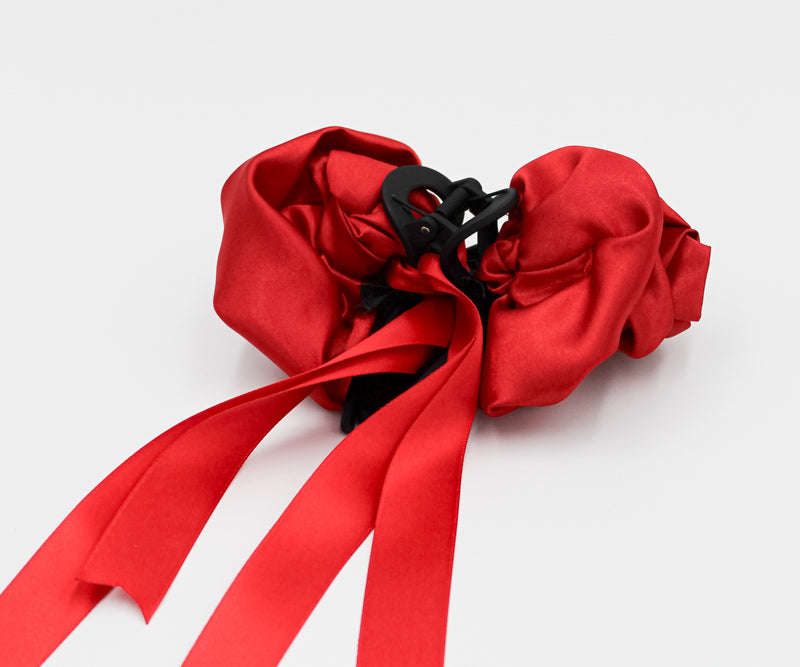 Rose Claw Clip | Red