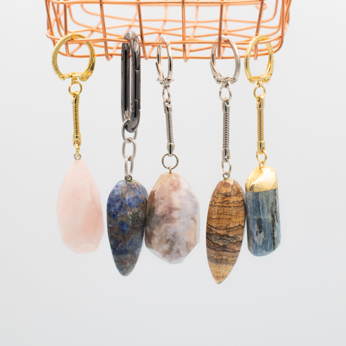 Gemstone Bag Charms