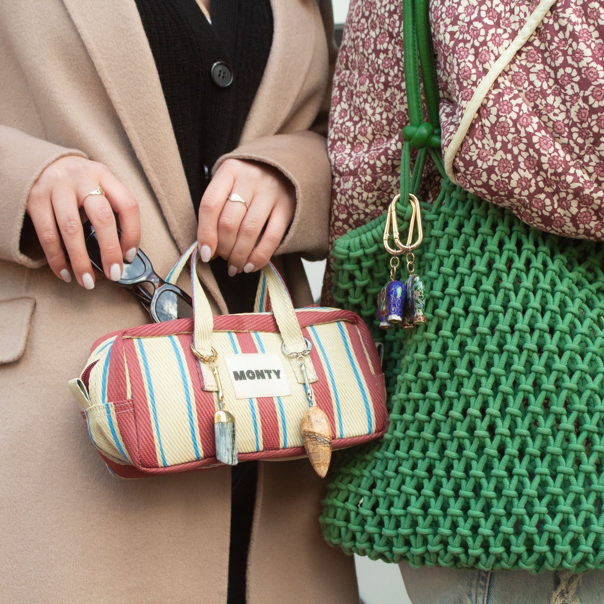 Gemstone Bag Charms