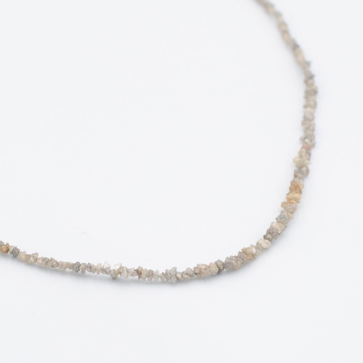 Rough Diamond Beaded Necklace