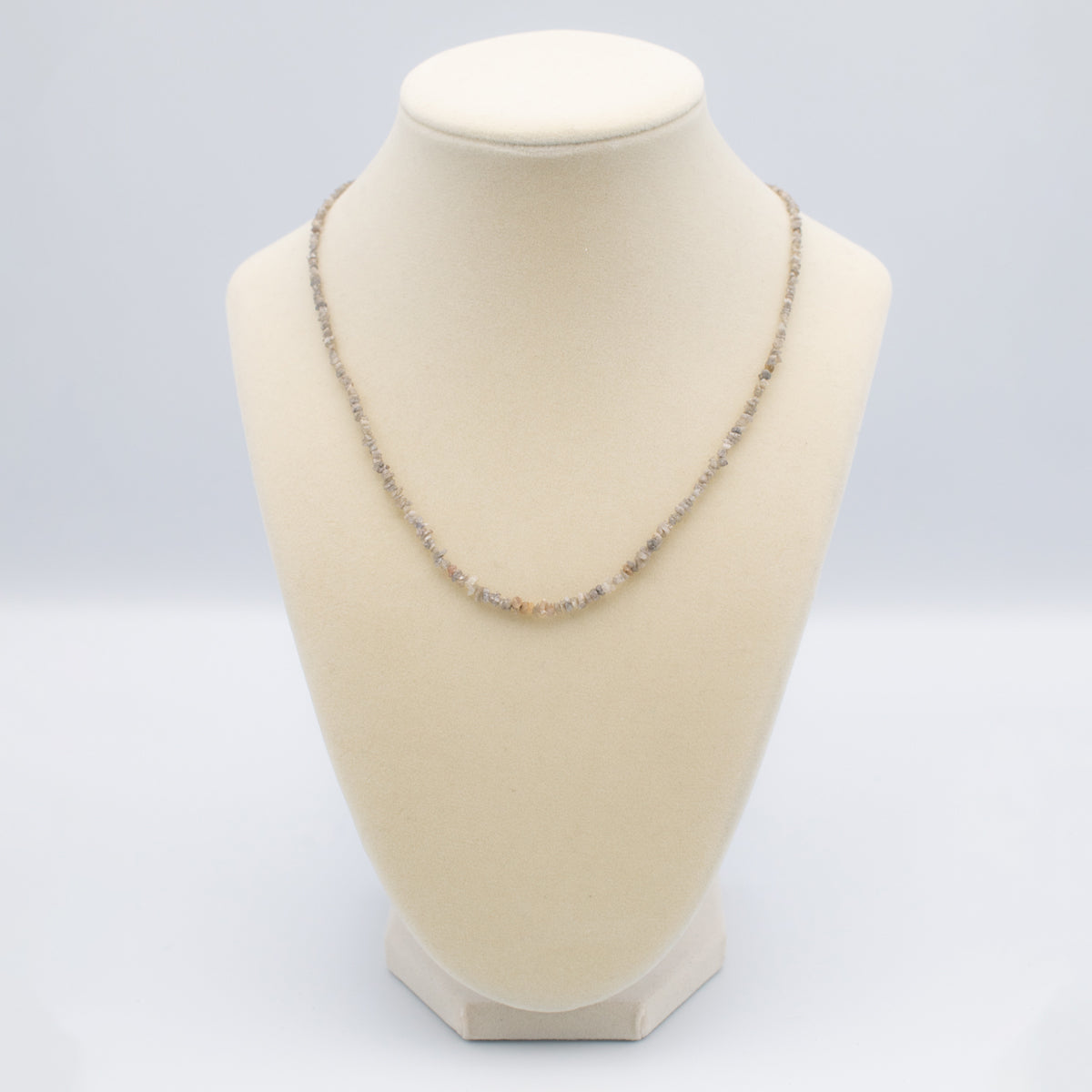 Rough Diamond Beaded Necklace
