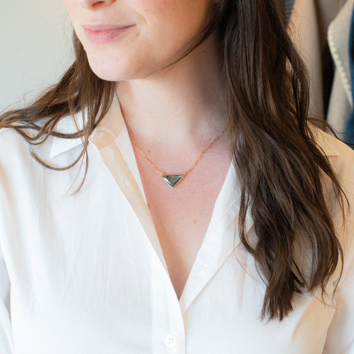 Gemini II | Gold-Filed Gemstone Necklace