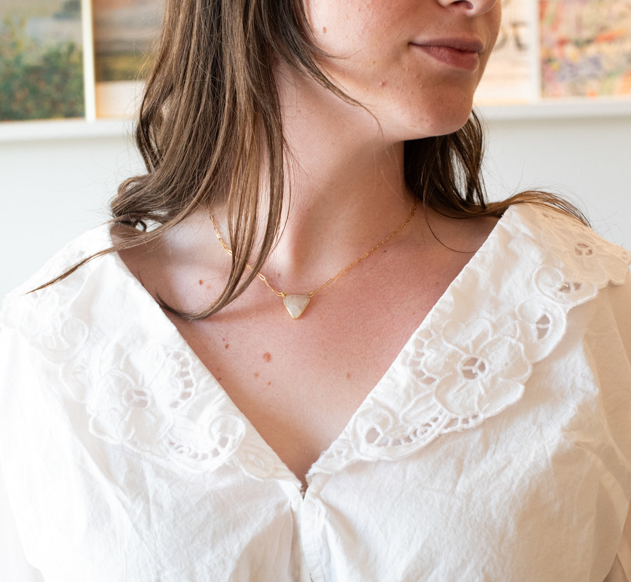 Gemini II | Gold-Filed Gemstone Necklace