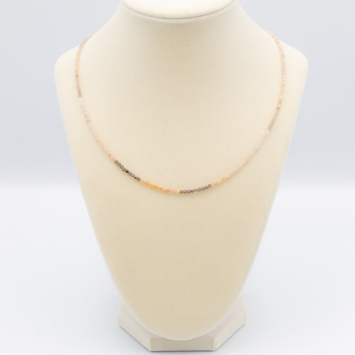 Ocean Moonstone Beaded Necklace