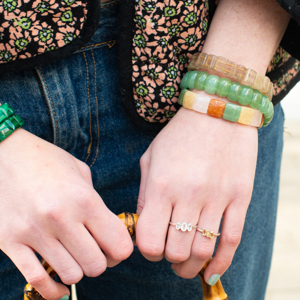 Citrine Stacker Rings