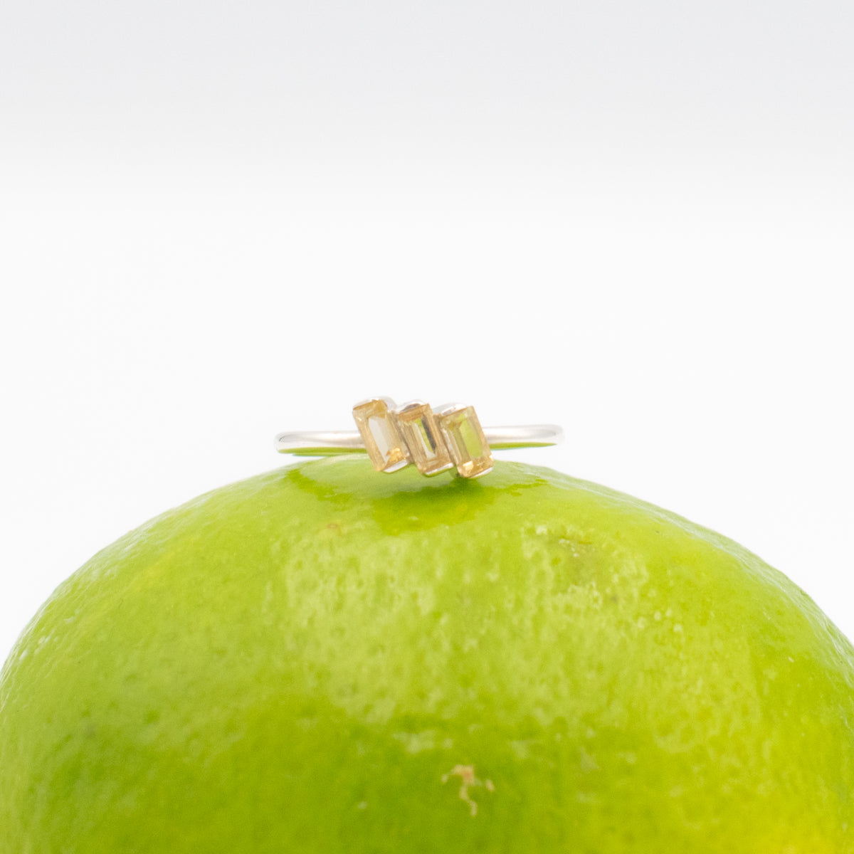 Citrine Stacker Rings