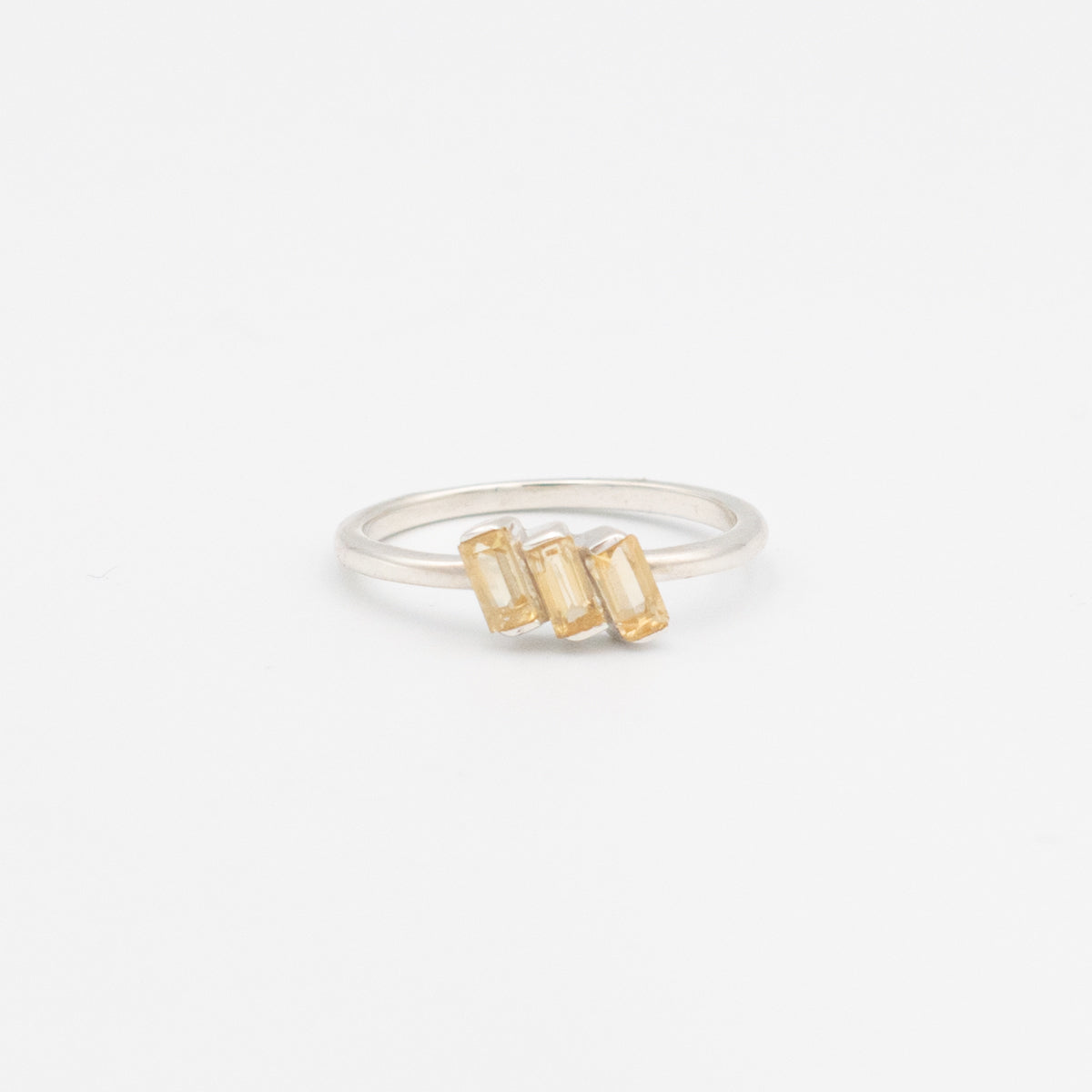 Citrine Stacker Rings