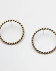 Rope Hoop Earrings