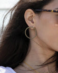 Rope Hoop Earrings