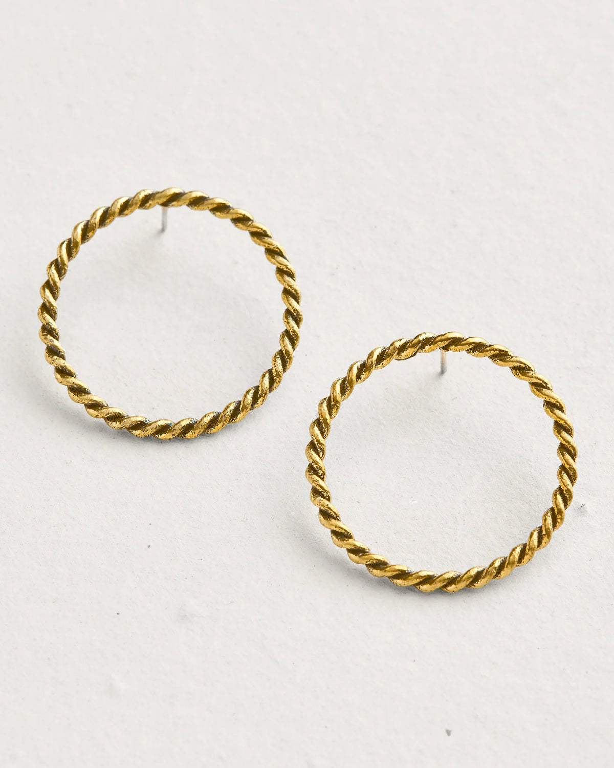 Rope Hoop Earrings