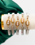 Vintage Cameo Watch Band Bracelet