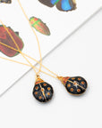 Ladybug Cloisonne Necklace