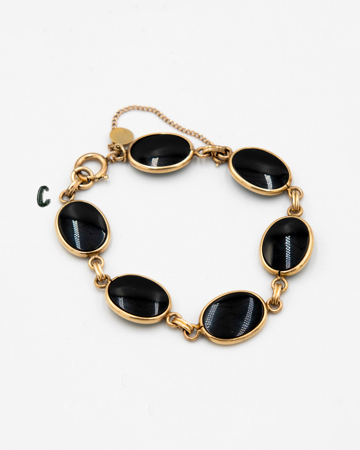 Antique Onyx Bracelet