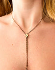 Petite Gem Chatelaine Slider Necklace