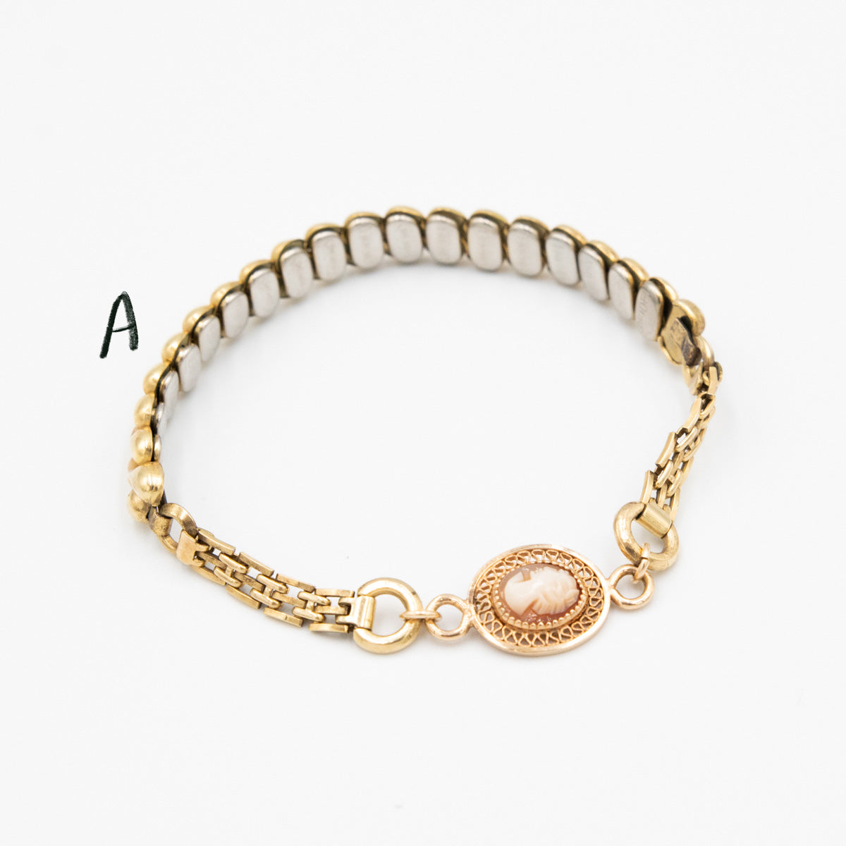 Antique Cameo Watch Band Bracelets
