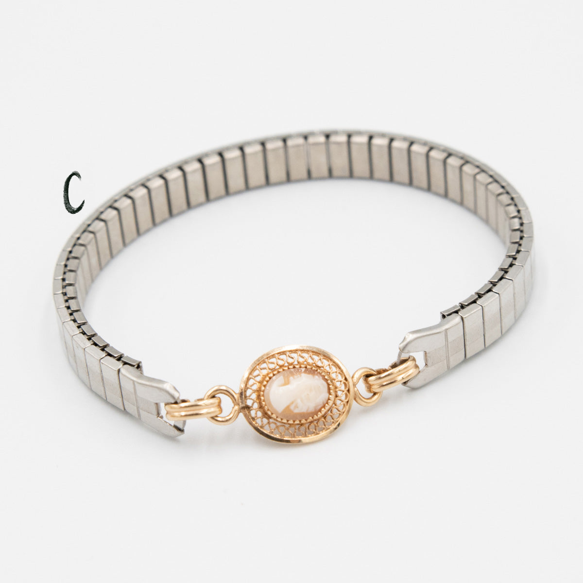 Antique Cameo Watch Band Bracelets