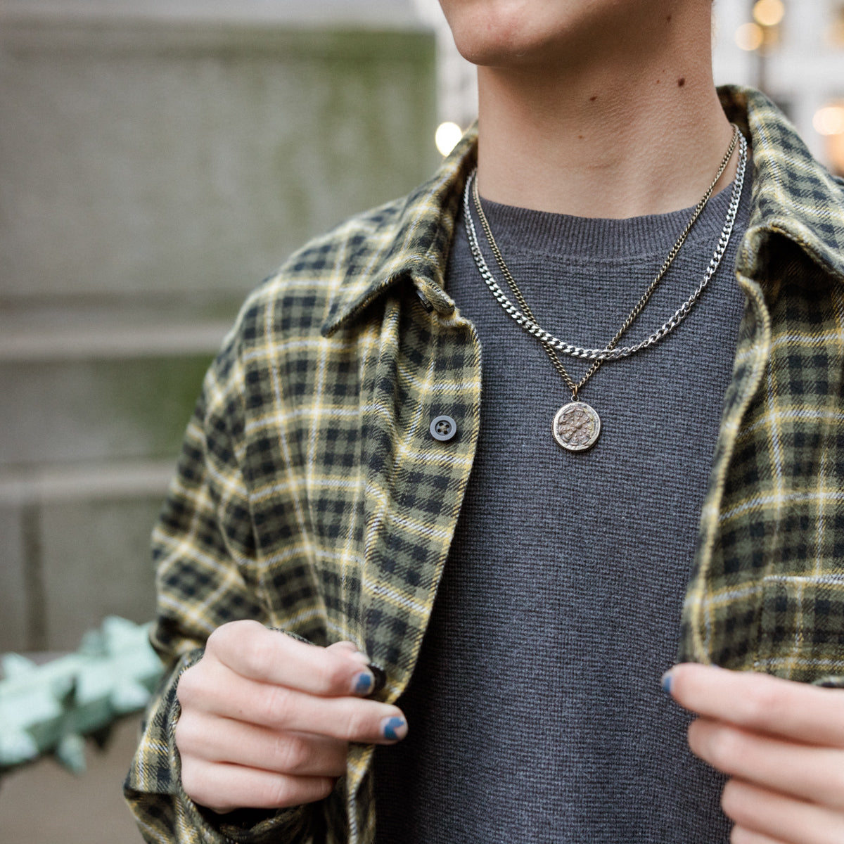 Vintage Curb Chain Necklace