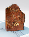 Gold Heart Locket With Charm