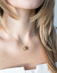 Gold Heart Locket With Charm