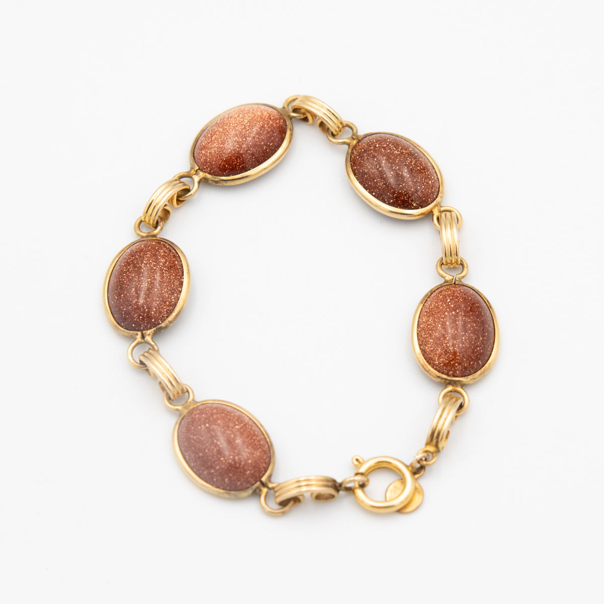 Antique Goldstone Bracelet