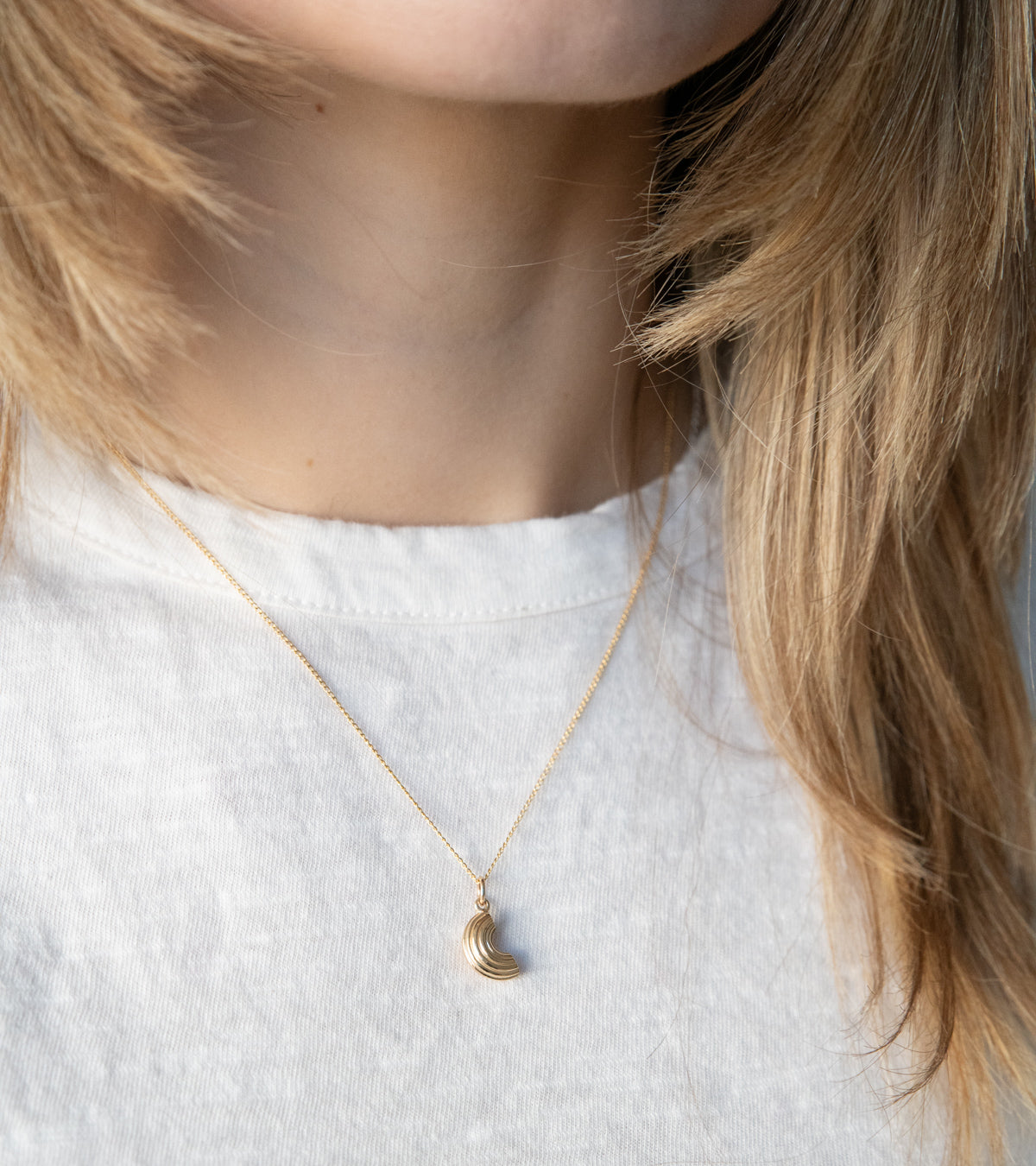 Gold Noodle Necklace