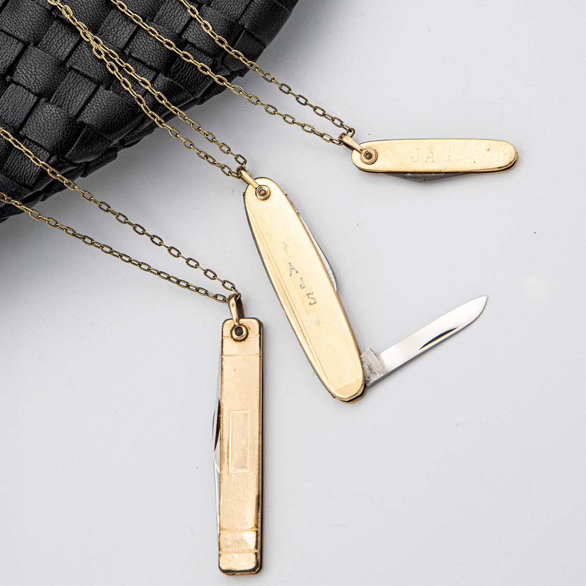 Antique Rare Pocket Knife Necklaces
